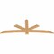 Ekena Millwork Alberta Smooth Timber Gable Bracket, Western Red Cedar, 96"W x 36"H x 1 1/2"D x 5 1/2"F, 9/12 Pitch GBW096X36X0206ALB00SWR - alternate 5